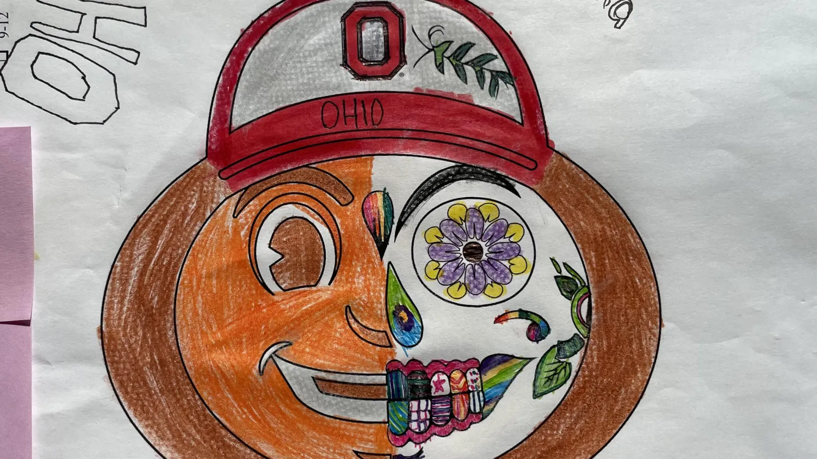 Brutus/ Calavera Coloring Sheet Entry