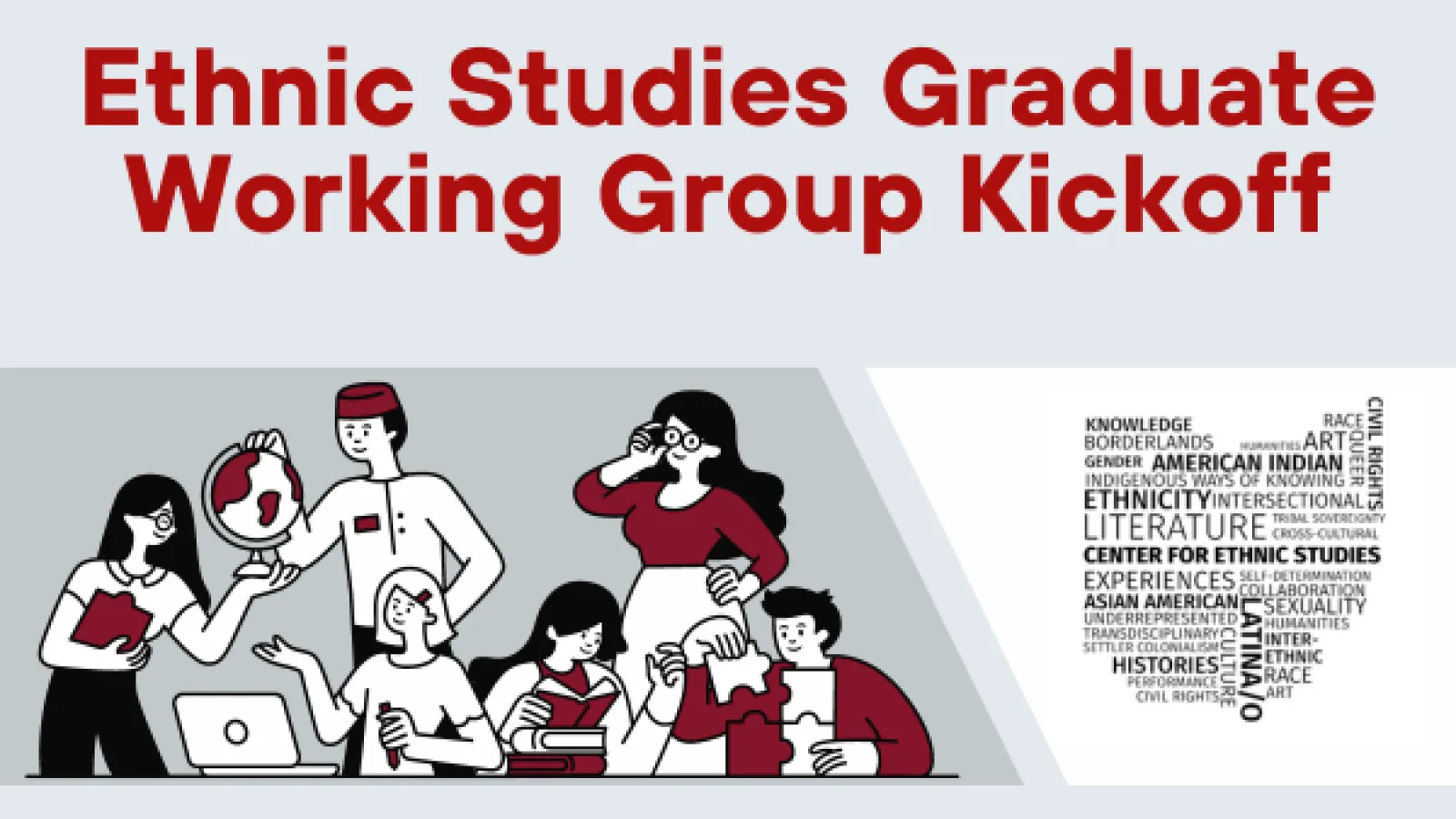 A flyer for the CES Graduate Working Group Kickoff