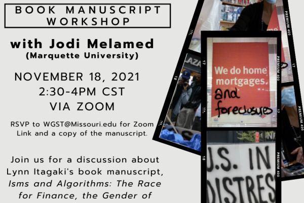 Book manuscript workshop flyer