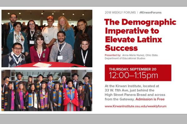 Demographic Imperative Latinx Kirwan Institute Presents Demographic Imperative Latinx Thursday October 20 at noon